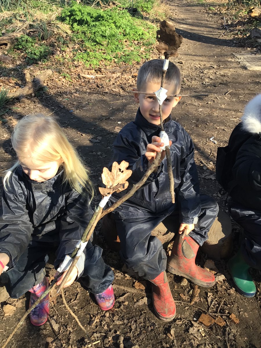 RP_Forest_sch's tweet photo. Year 1 enjoyed reading and then making their own stick men during forest school on Tuesday. https://t.co/oh4qt7j6Mg