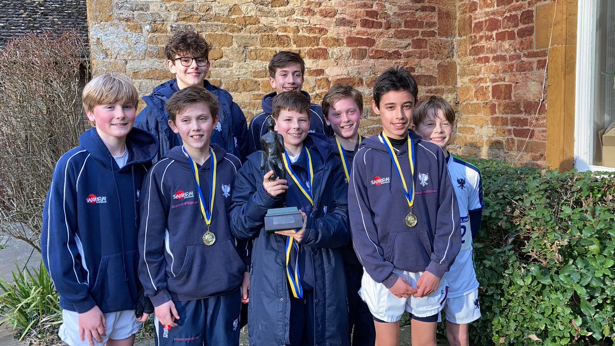 BPSCricket's tweet photo. Well done to the U13 boys for winning the Maidwell Chase cross country race today #eagle #runfor fun https://t.co/KRLomhz4Wn