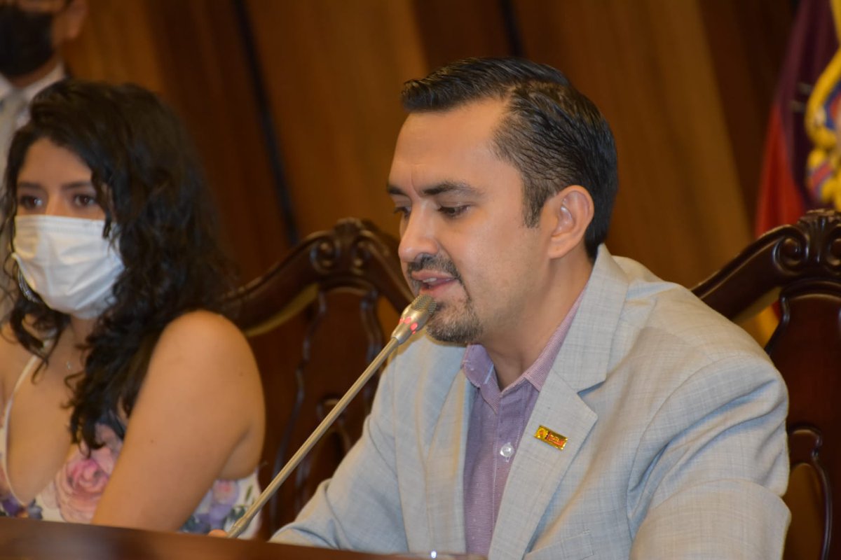 CN_Igualdad's tweet photo. "Hemos articulado los esfuerzos necesarios para que la juventud tenga espacios de participación permanente, a través de los consejos consultivos", dijo @Ivan1Villarreal, al abordar el proceso de entrega de aportes a la Ley, a las casas legislativas en el país 🇪🇨.
#LeyJuventud2022 https://t.co/a7PkUAExo4