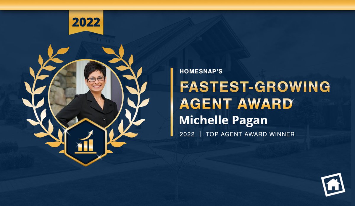 pagan_michelle's tweet photo. I have won Homesnap's Fastest-Growing Agent Award for 2022 based on impressive productivity over the past 12 months! Thank you to my awesome clients for helping me achieve this tremendous achievement! 🏆 #realtorlife #proudrealtor https://t.co/rj8TZDo04B