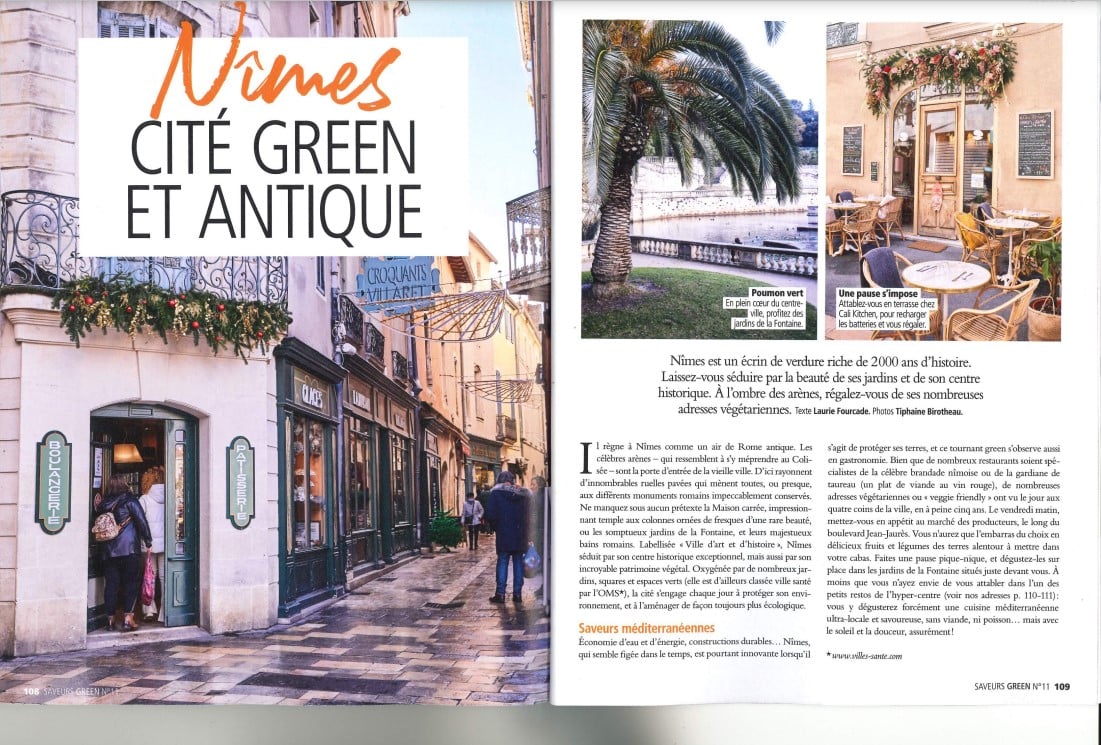 Retrouvez le reportage réalisé sur Nîmes cet hiver dans le magazine Saveurs Green. Une belle mise en avant des produits du terroir, du savoir-faire d’artisans locaux, des bonnes recettes et restaurants, hébergements et tourisme...
#LeGardLeSud @nimestourisme <a href="/GardTourisme/">Gard Tourisme</a>
