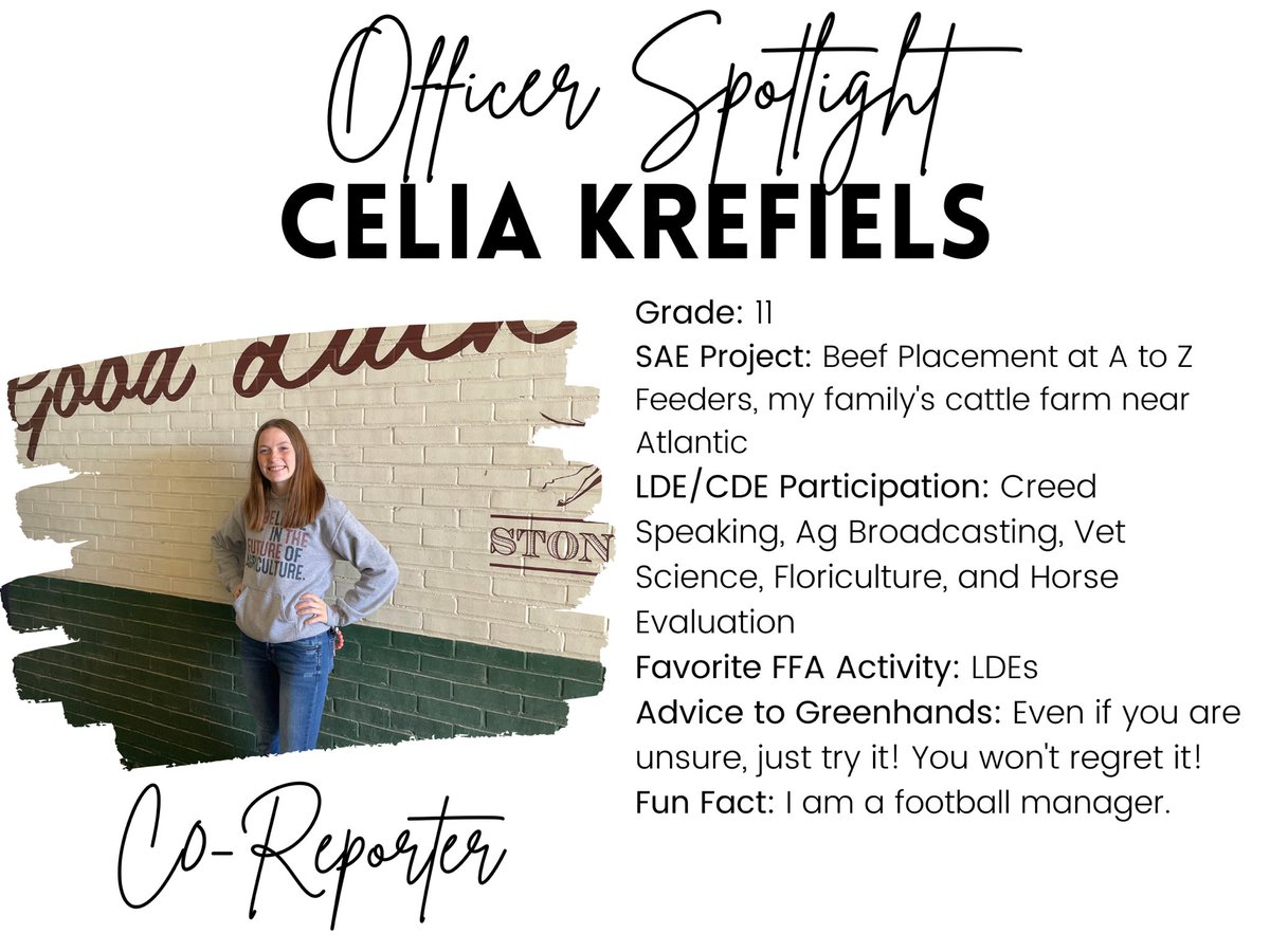 ADM_FFA's tweet photo. Congrats to our spotlight members and officers of the month! https://t.co/6jzOe0ETWO