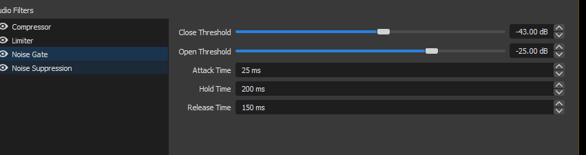 NjnaGrimsdottir's tweet image. FLUFFLE TECH TIPS: 
Index Mic Filter ----
OBS Filters to make all non-voice sounds go away &amp;amp; keep voice quality.  I these filters as "Filtered Mode" and then an Unfiltered one for when I want to Sing or make sounds that would be removed.
#StreamTips #Audio #Filters #FeVR #FeVRtwt