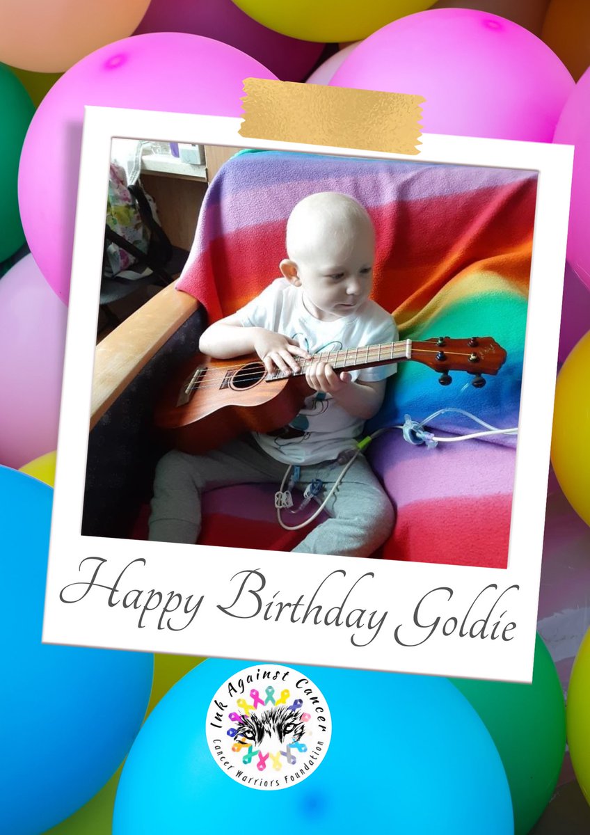 inkagstcancer's tweet photo. Join us wishing the amazing Cancer Warrior Goldie a Happy Birthday 🎂.      #happybirthday #happybirthdaytoyou #happybday #cancerwarrior #endchildhoodcancer #inkagainstcancer #canceriscaca https://t.co/TDGEL7h2Od