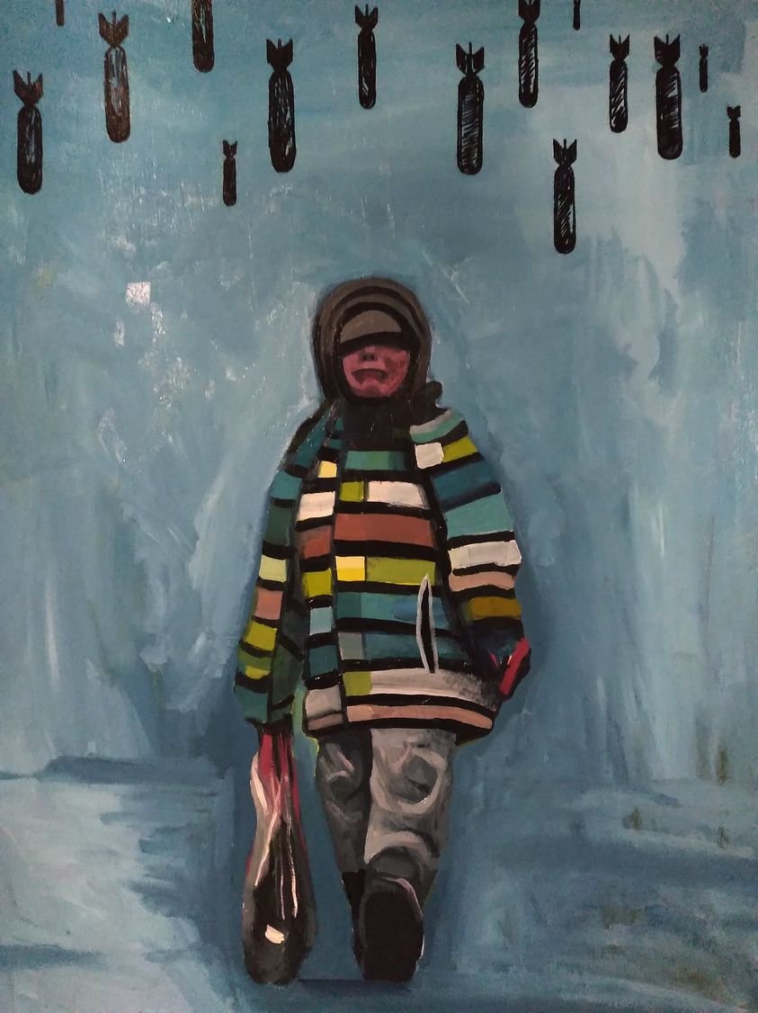Ankita20200's tweet photo. #Ukraine 
This child is now safe in Poland with their parents.
credit: Uta Kaxniashvili
#UkraineRussiaCrisis #ukrainneedhelp #RussiaUkraineConflict https://t.co/K60sidYCNl