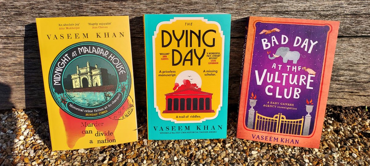 To celebrate paperback launch of THE DYING DAY (17 Mar), here's a #giveaway of signed copies of <a href="/The_CWA/">The Crime Writers’ Association</a> Historical Dagger winning MIDNIGHT AT MALABAR HOUSE, THE DYING DAY &amp; BAD DAY AT THE VULTURE CLUB. Simply FOLLOW &amp; RETWEET to enter. Ill pick winner this Sunday (13 Mar) Do it!