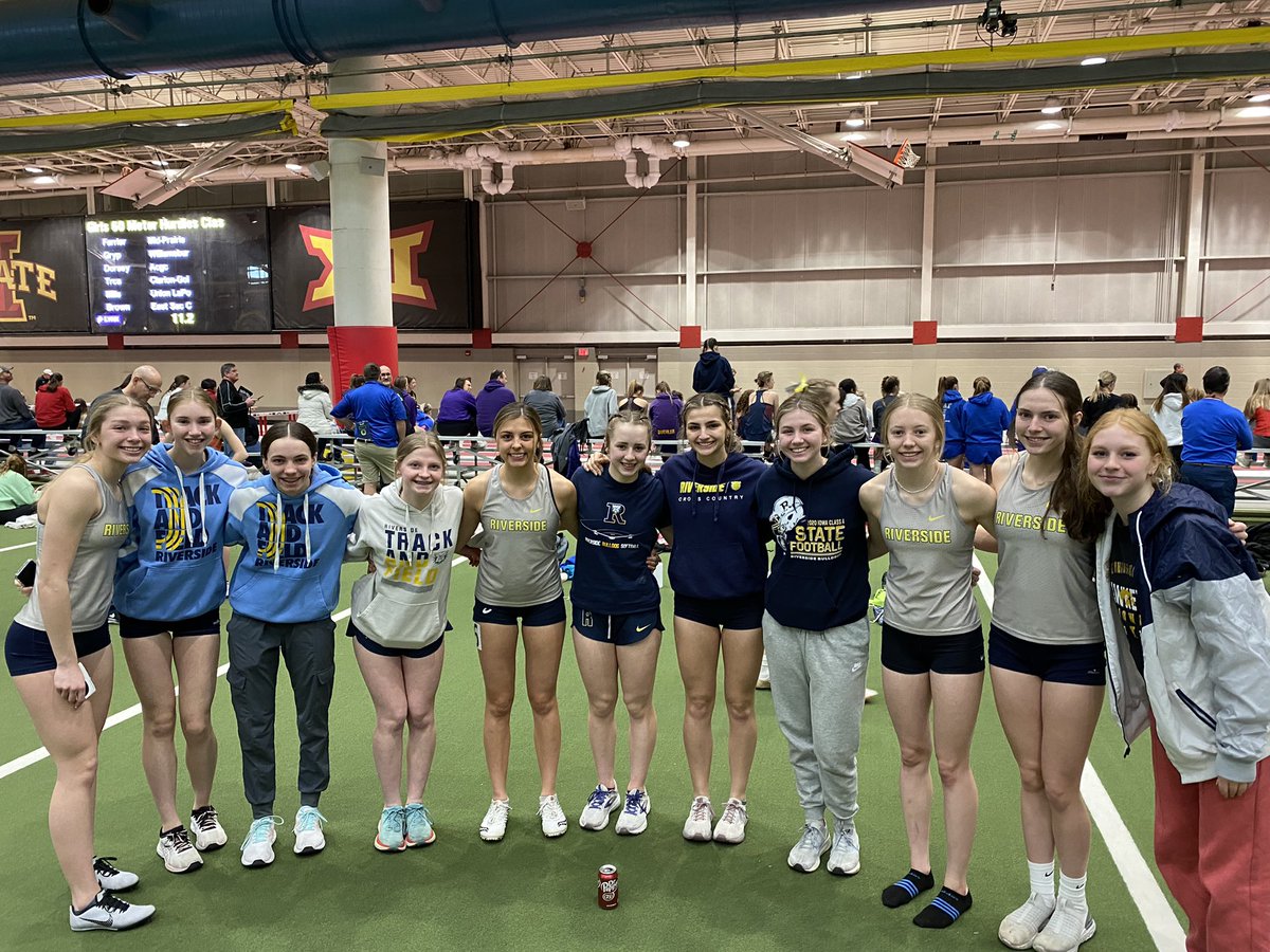 RivRunning's tweet photo. First meet of the season has kicked off @ Iowa State! https://t.co/5Nqx4pouXM