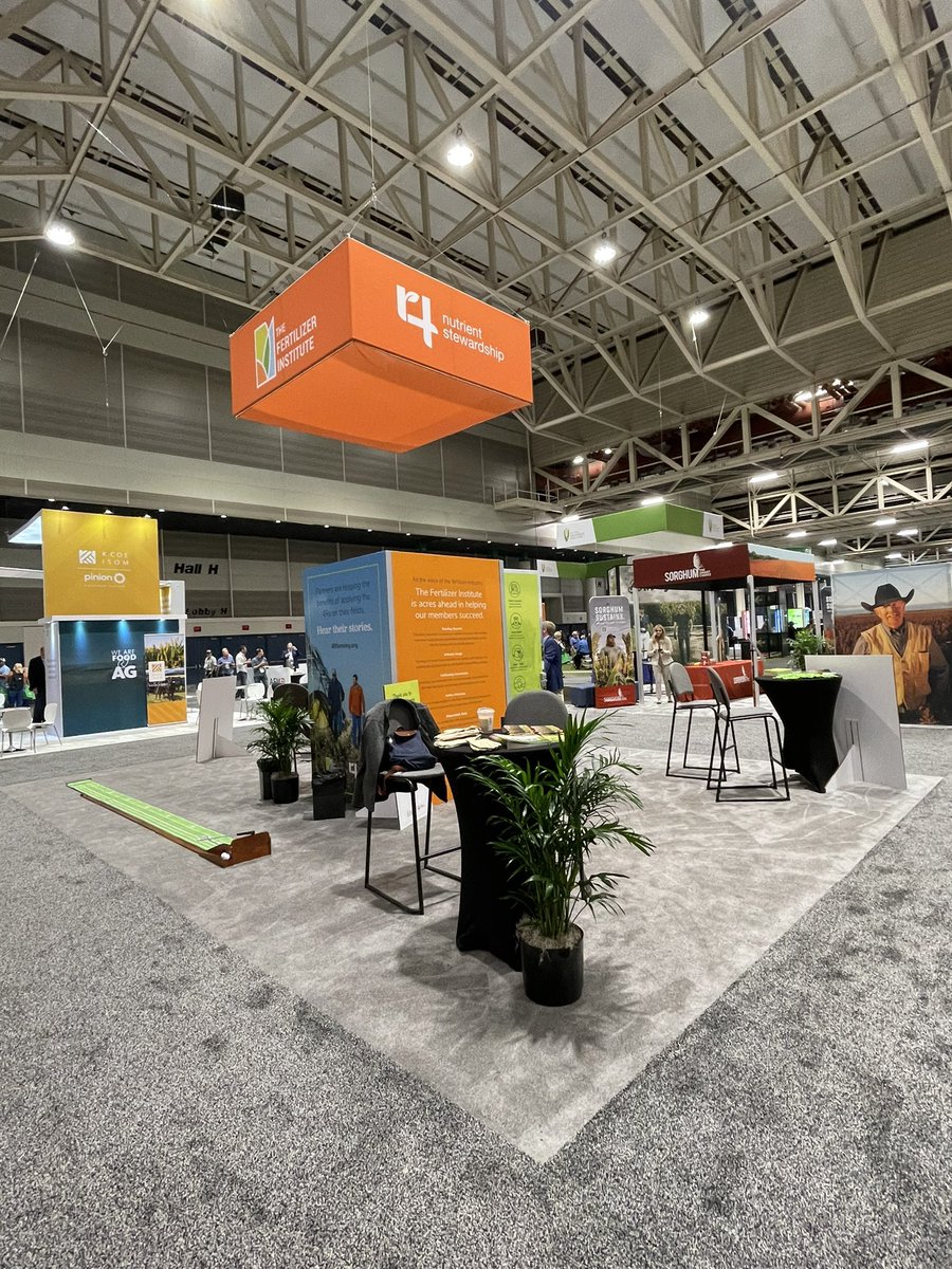 Fertilizer_Inst's tweet photo. We are ready to talk fertilizer! Come see us at the @ComClassic trade show! #commodityclassic https://t.co/SrAZhd0ZLq