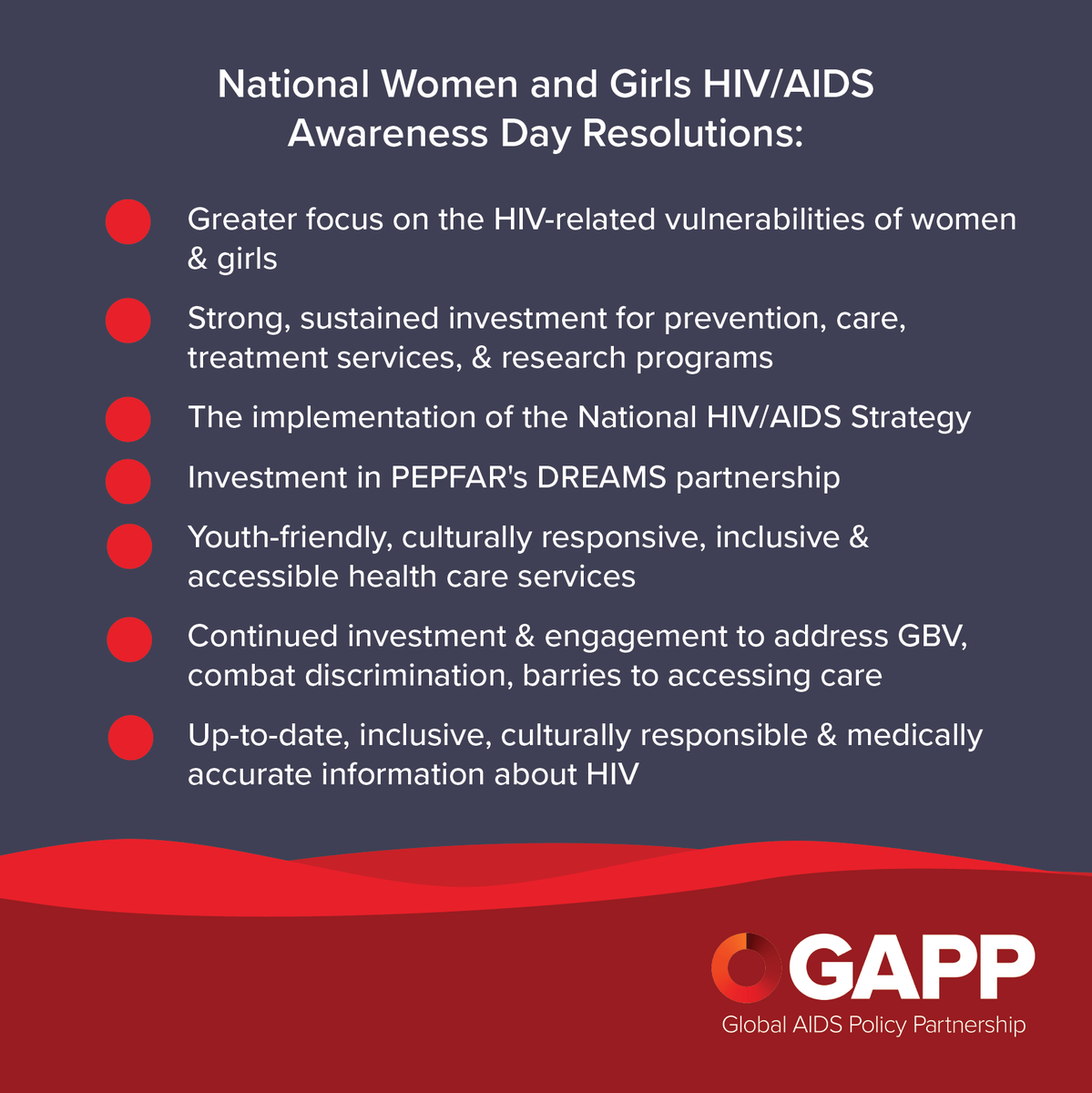 EGPAF's tweet photo. We are proud to support @RepBarbaraLee’s #NWGHAAD Resolution. Every woman & girl should have access to the full range of #HIV #AIDS treatment & prevention. #StopHIVTogether #GAPPDC https://t.co/L8GM9MV6KR