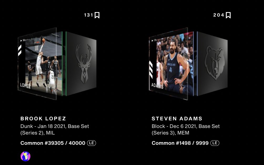 🎉@nbatopshot giveaway🎉

We will be giving away a Brook Lopez 40k and a Steven Adams 10k to 1 lucky winner.

⬇️Follow the steps below⬇️

✅ Like/RT
✅ Follow <a href="/GrgLounge/">The GRG Lounge</a> 
✅ Comment your favorite GRG moment