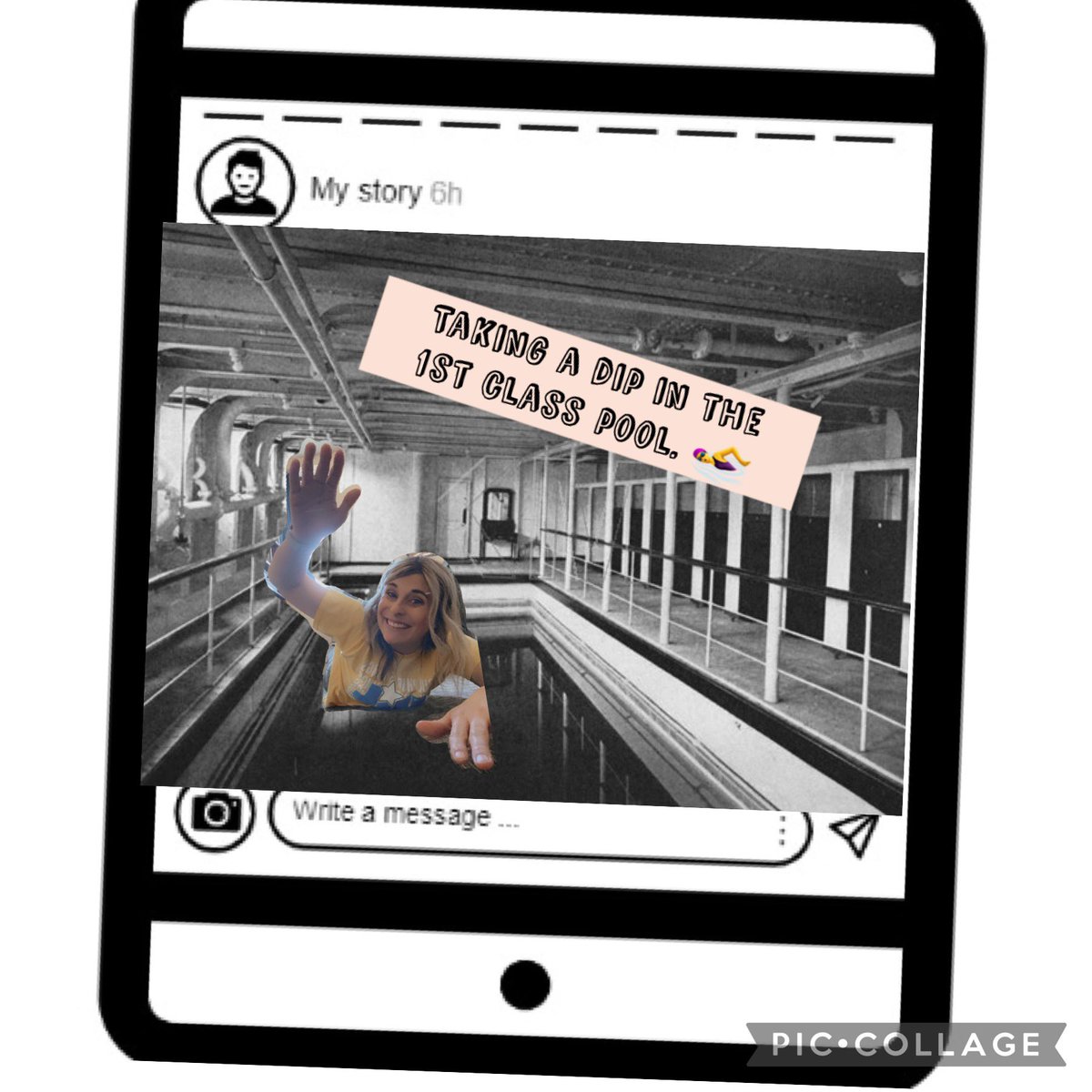 MrsPettit8's tweet photo. Today we are using @Seesaw and @PicCollage to create mock Instagram stories from the perspective of a Titanic passenger https://t.co/8LfQBzVBba