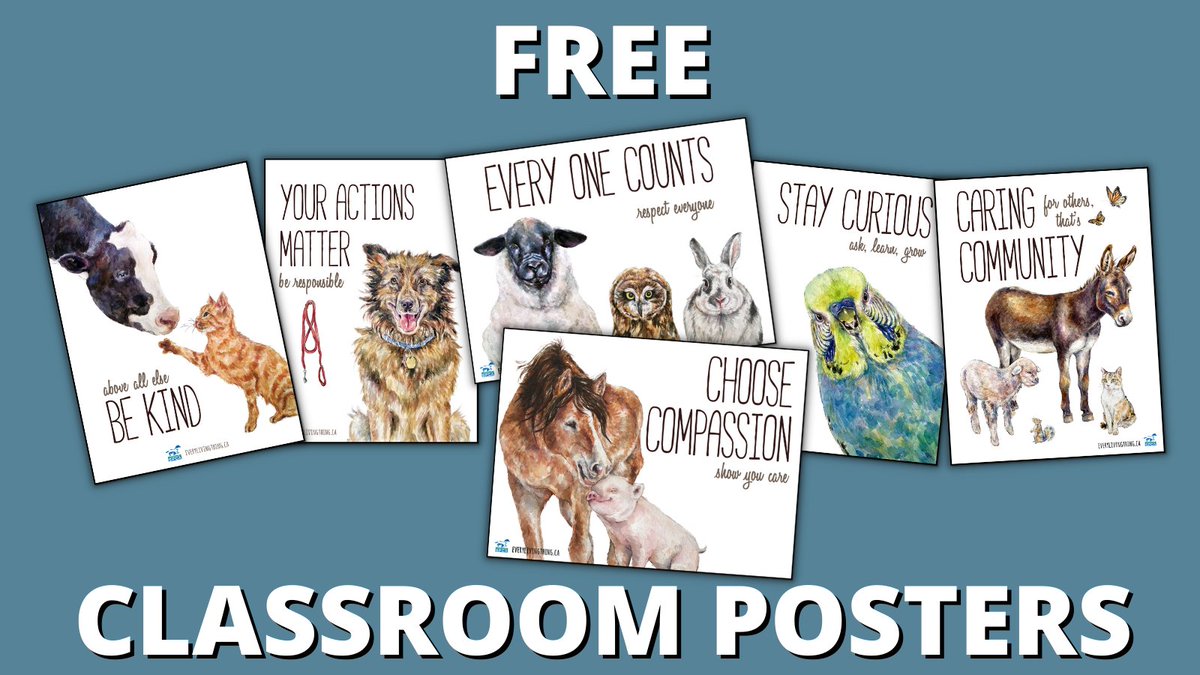 evrylivingthing's tweet image. Hey @mptconvention teachers! Sign up for our monthly e-news that sends humane education activities, info &amp;amp; resources right to your inbox, and select up to 3 FREE classroom posters to be mailed directly to your school! Subscribe here: everylivingthing.ca #MPTC2022 #MPTCA2022