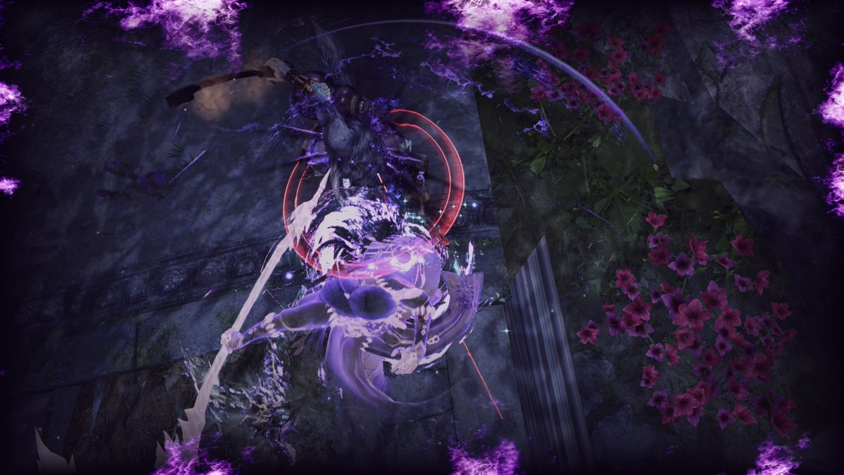 Argentkirin1's tweet photo. Had a few people tell me I should at least enter, even though I feel my screenshots are meh at best.
My reaper in Swords of Legends Online using an ability during a fight; the camera swung on me.  Snapped the pic quickly because it looked interesting.  #solonline #snapsoflegends https://t.co/UOrdKDNsyu