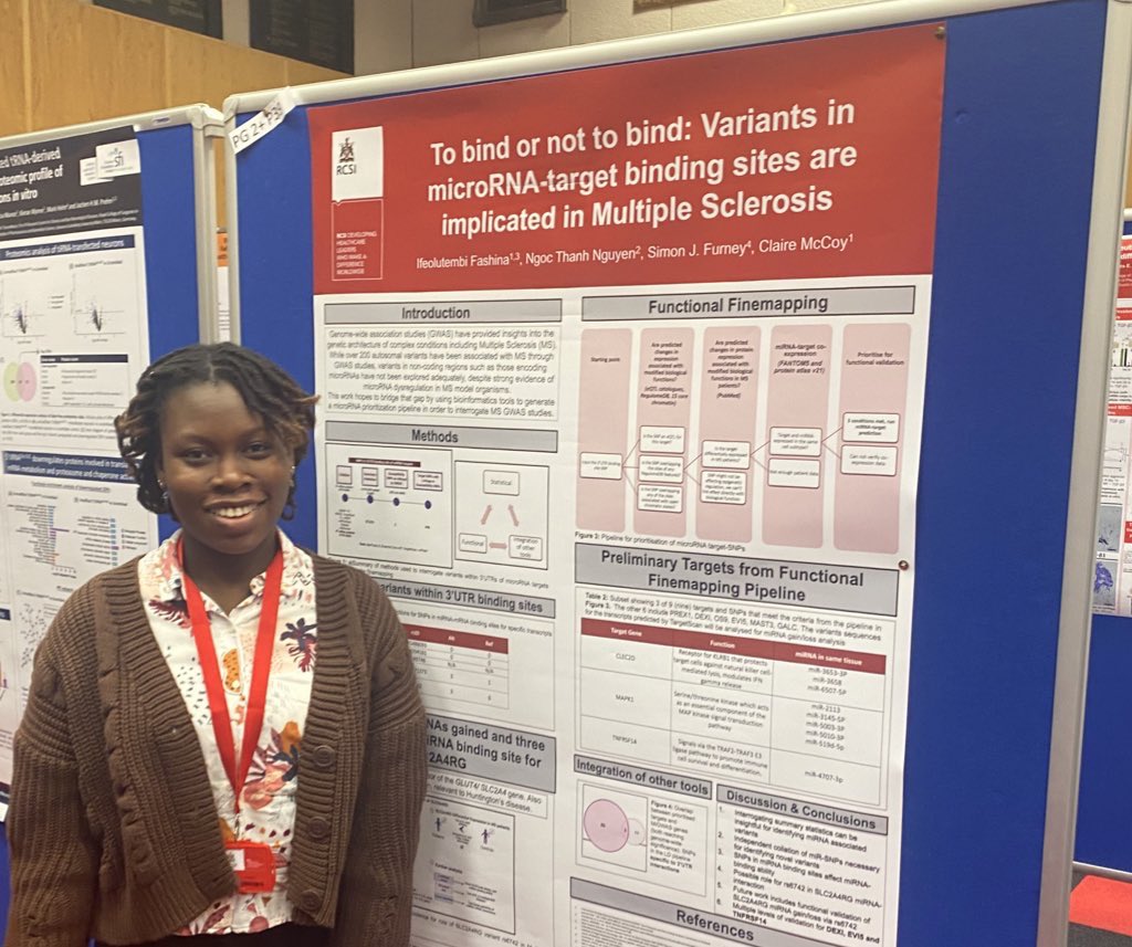 McCoy Lab (@rcsi_mccoylab) on Twitter photo We were at #RCSIResearchDay2022 yesterday! Had a fantastic time presenting and listening to really exciting research🙌🏾🎉
<a href="/RCSIPharmBioMol/">RCSI School of Pharmacy and Biomolecular Sciences</a> <a href="/RCSI_postgrad/">RCSI PG Research</a> <a href="/RCSI_Research/">RCSI Research and Innovation</a> <a href="/RCSI_Irl/">RCSI</a> We were at #RCSIResearchDay2022 yesterday! Had a fantastic time presenting and listening to really exciting research🙌🏾🎉
<a href="/RCSIPharmBioMol/">RCSI School of Pharmacy and Biomolecular Sciences</a> <a href="/RCSI_postgrad/">RCSI PG Research</a> <a href="/RCSI_Research/">RCSI Research and Innovation</a> <a href="/RCSI_Irl/">RCSI</a>