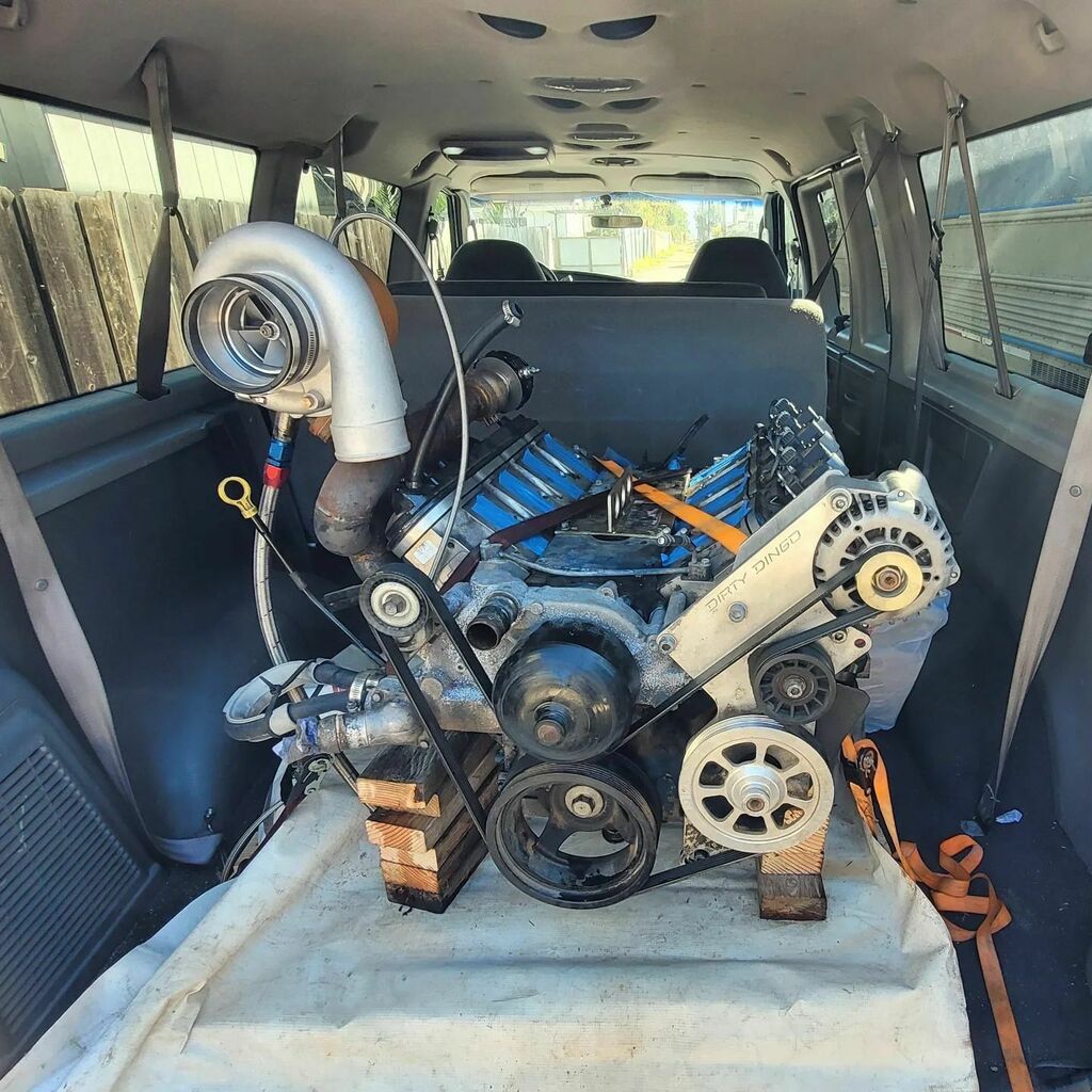 ImperialDad's tweet image. WE DID IT!!! Here's what happened and Here's what happens next:

Yesterday @sportabout_grubaugh, @meadwhippo and I pulled the #turboLS out of #punishstang and put it in the back of the family megavan. got pulled and put in the megavan. That's the third t… instagr.am/p/Ca7ezRPl4X2/