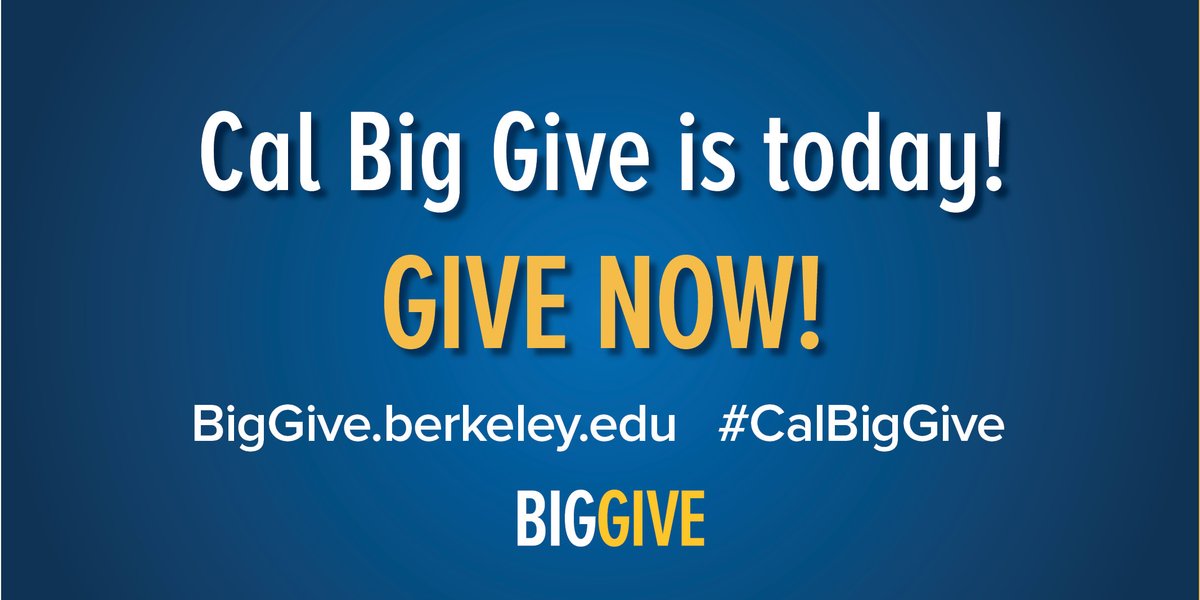 Please consider a donation to BE3 to help support our dedicated and passionate students that plan to become teachers. Our future teachers need our support now more than ever! #CalBigGive givingday.berkeley.edu/giving-day/412…
givingday.berkeley.edu/giving-day/412…