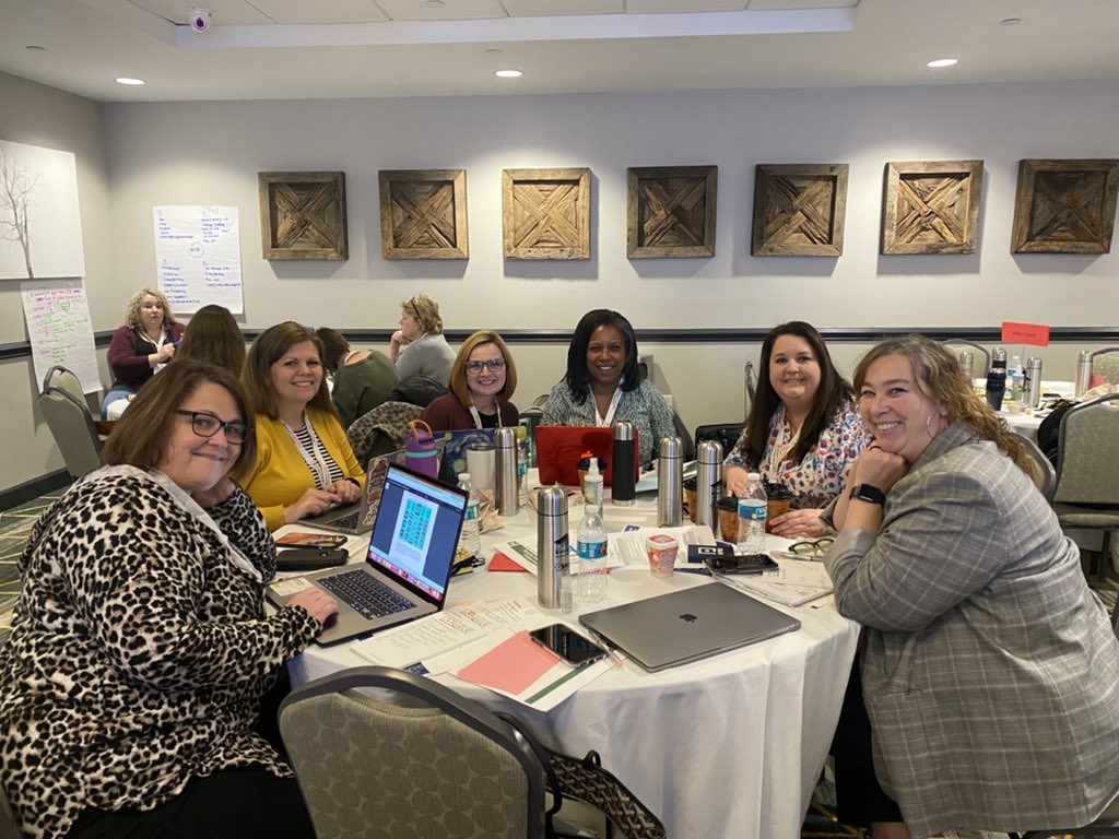bcpssaralecroy's tweet photo. A great group working on strategic planning for Gear Up! #ignitelearningbcps https://t.co/RaPrAQeh1Z