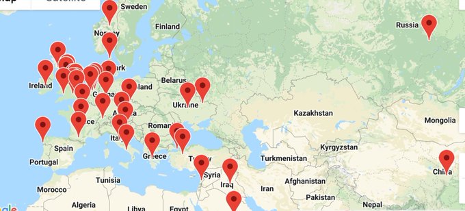 I love seeing where yall are from.... pretty popular on the US east coast as well as Europe 🙂 if u click