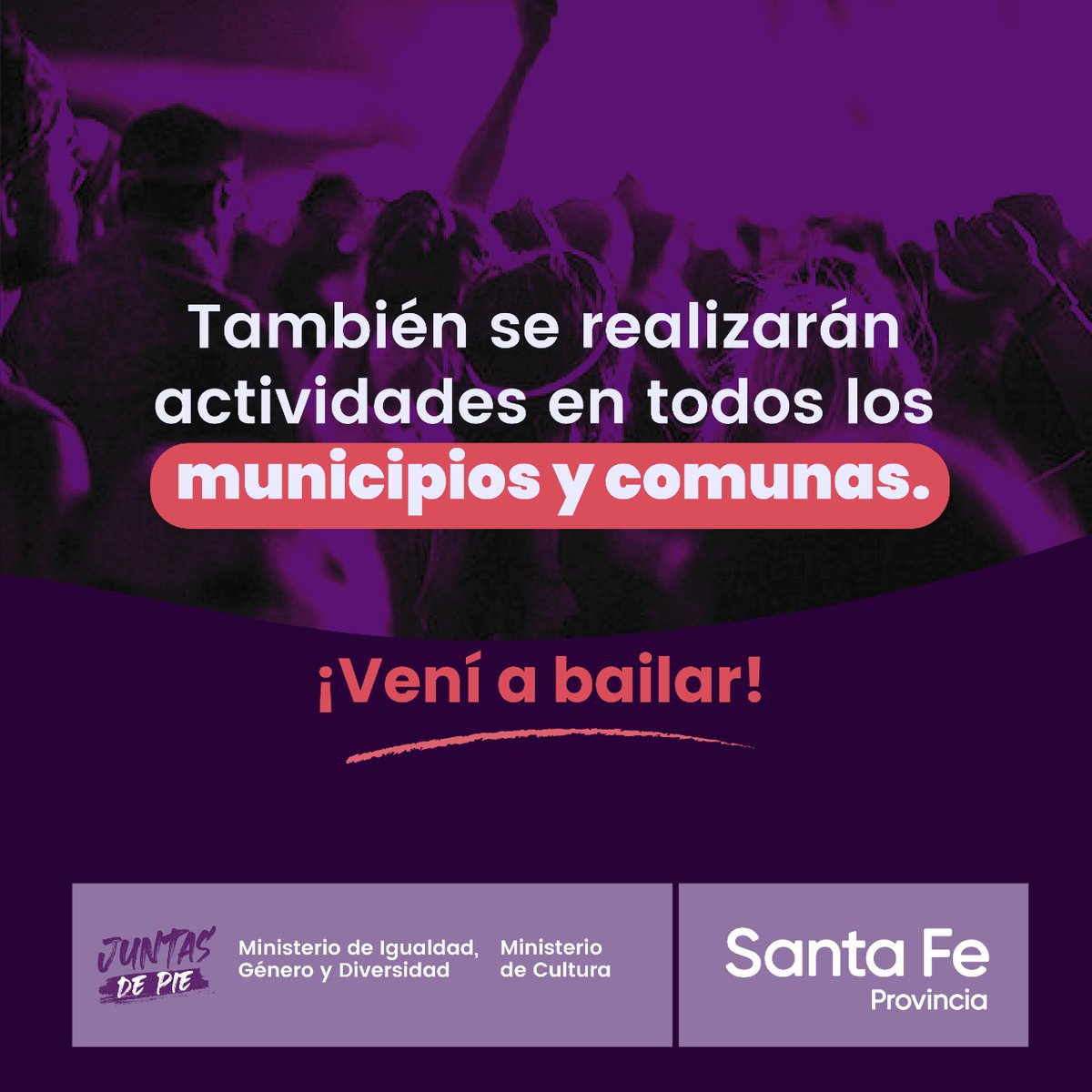 GeneroSantaFe's tweet photo. 👉 Participan Programa #Feriar y @santafemas
ENTRADA LIBRE Y GRATUITA
¡Vení a bailar! 💃💃 https://t.co/I1aRLCyqZz