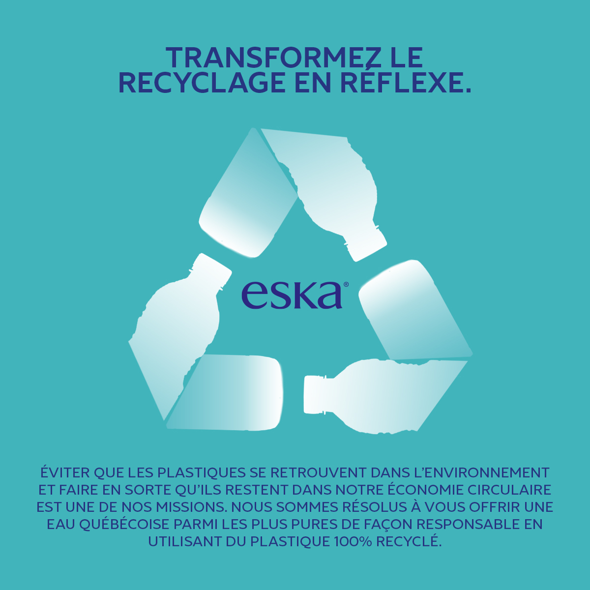 Le cycle de vie d'une bouteille de plastique est beaucoup plus long que certains le croient.