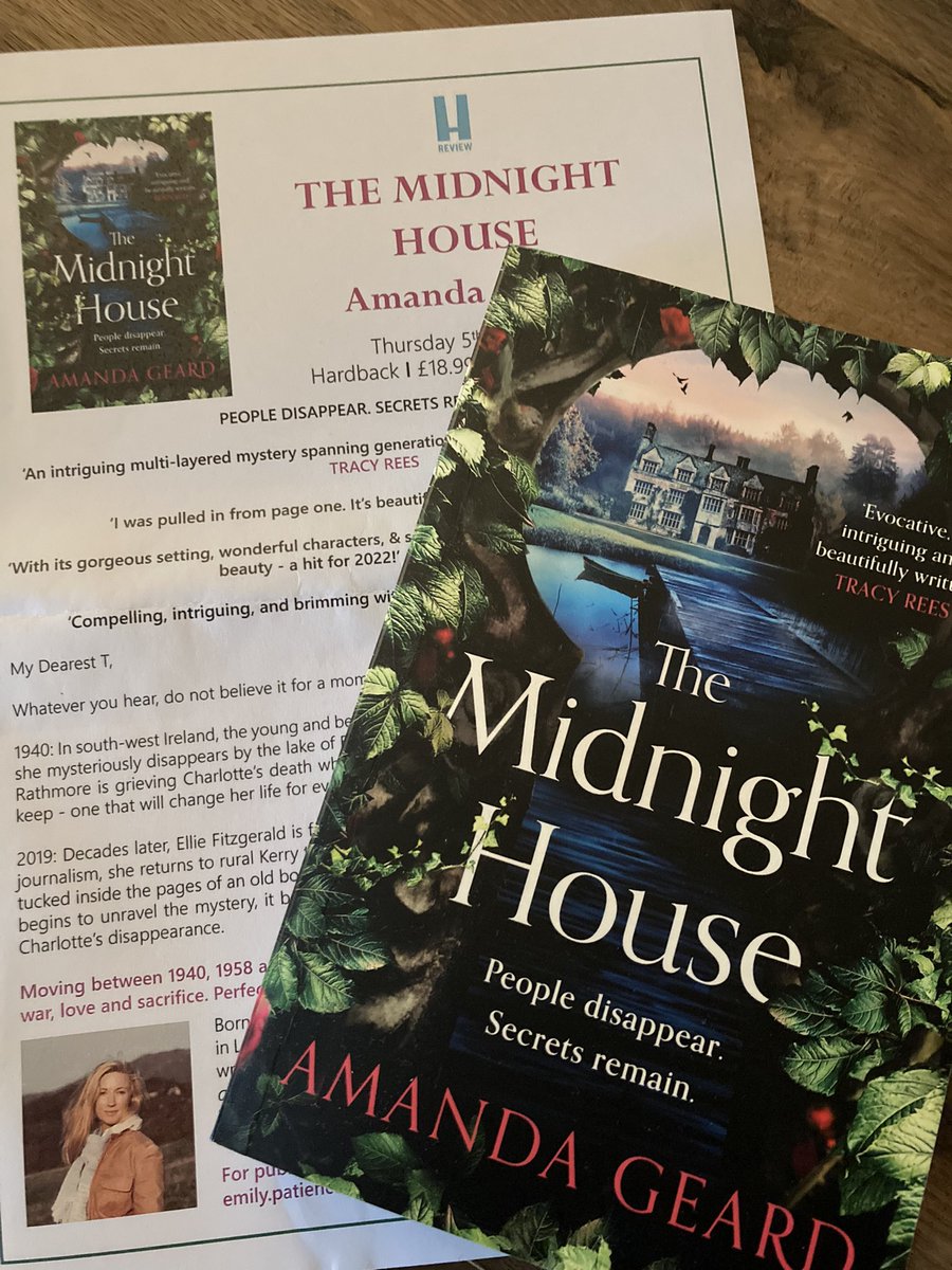 📮📮📮

Gorgeous #BookPost today. First up #TheMidnightHouse by @AmandaGeard and @headlinepg 

Huge thanks to @Emily_JP for sending me this beautiful copy and I can’t wait to share my review! 

Out May 2022