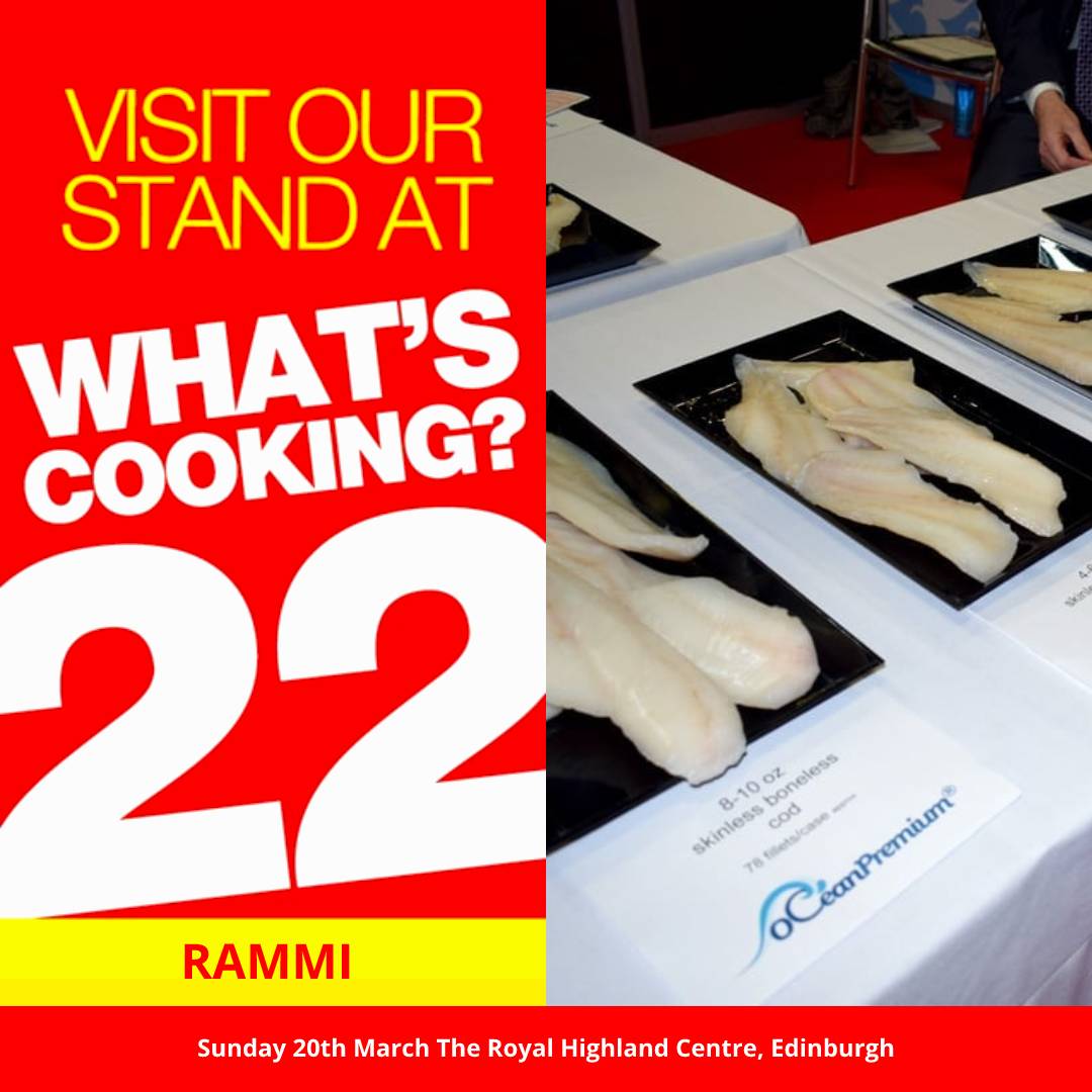 HenryColbeck's tweet photo. We've hooked a big fish for the What’s Cooking Exhibition! Come and check out the Rammi stand @SeafoodIceland on the 20th of March at the Edinburgh Royal Highland Showground 10am till 4pm. Find out more & get FREE tickets here https://t.co/fcNKxFql9k #rammi #seafoodfromiceland https://t.co/lMBKJWmwQR