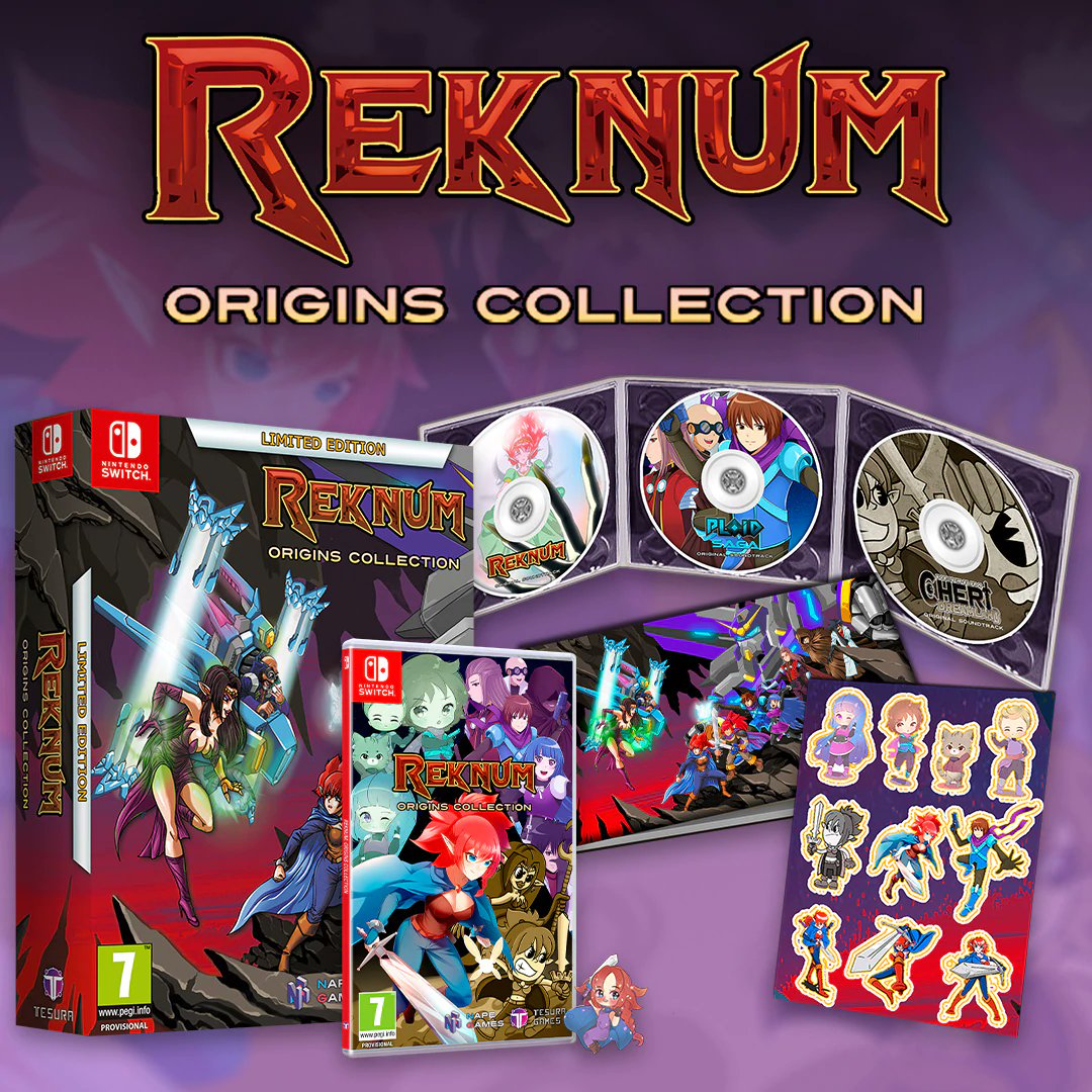 eliteguias's tweet photo. Recordad que el 18 de este mismo mes @TesuraGames trae la edición física coleccionista de #ReknumOriginsCollection https://t.co/SHZsM2BAg6