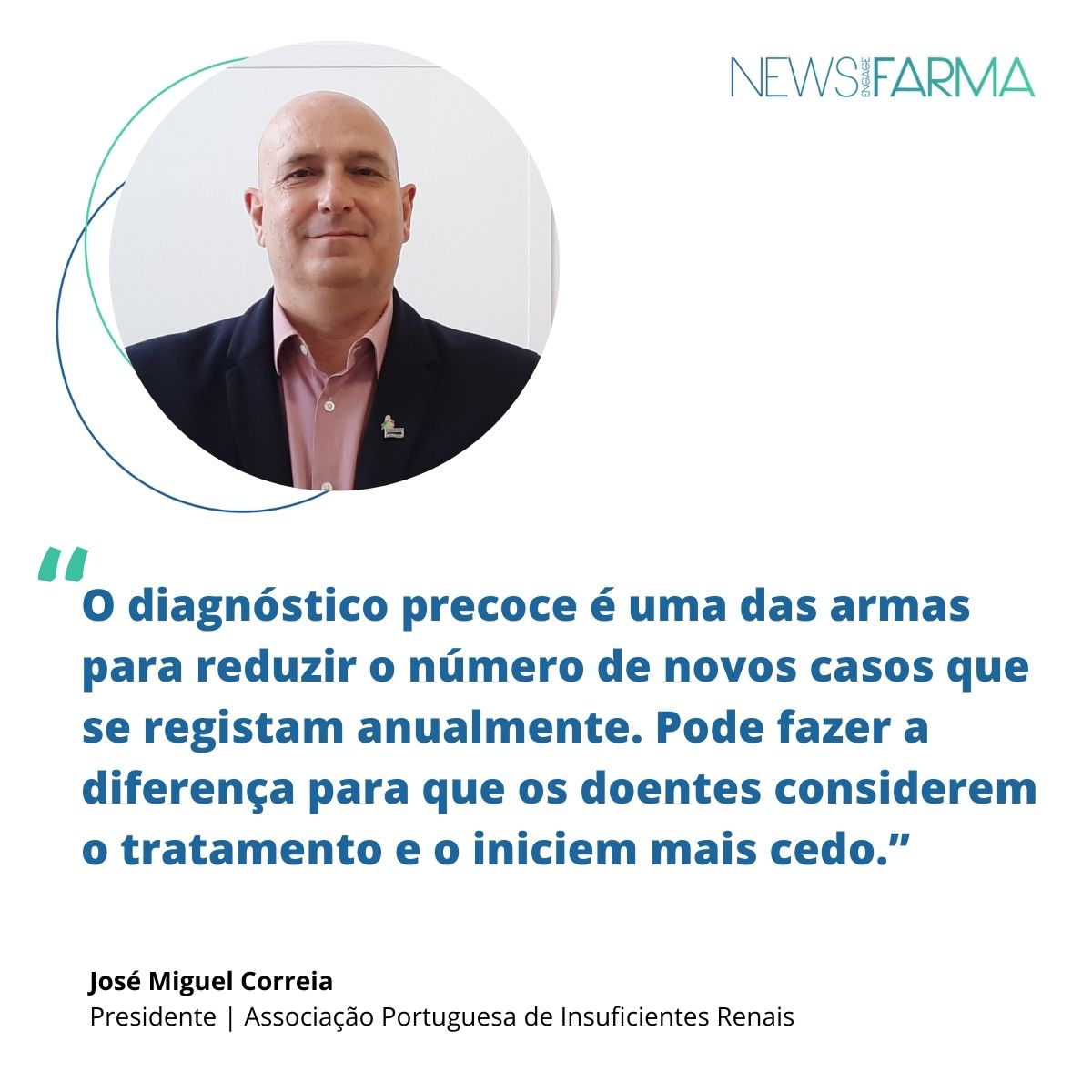 NewsFarma's tweet photo. No #DiaMundialdoRim, assinalado hoje, 10/03, o presidente da #AssociaçãoPortuguesadeInsuficientesRenais (#APIR), José Miguel Correia alerta para a importância da prevenção e do diagnóstico precoce da doença renal crónica, em Portugal. Leia a entrevista: https://t.co/KX5C8y2YLf https://t.co/SFMquhTgwZ
