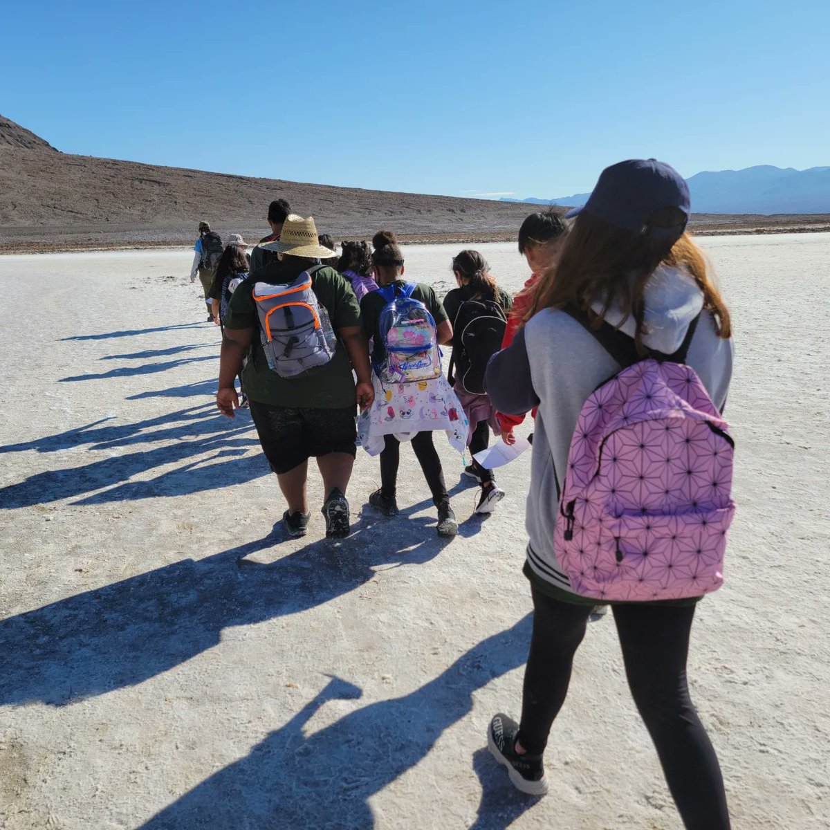 smitrock15's tweet photo. Shout out to Ranger Malak, Patrick, and Jeanette @deathvalleynps creating such an amazing experience for my 5th grade class! These kids needed it...as a step toward normalcy! #salteverywhere #itsmybirthday #noitsnot #deathvalley https://t.co/5J3TkUdkl3