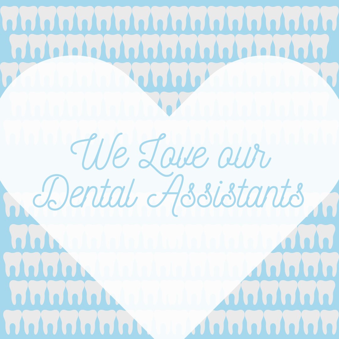 Thank you dental assistants for all you do💙🦷

#DentalAssistantsRecognitionWeek #DentalAssistants