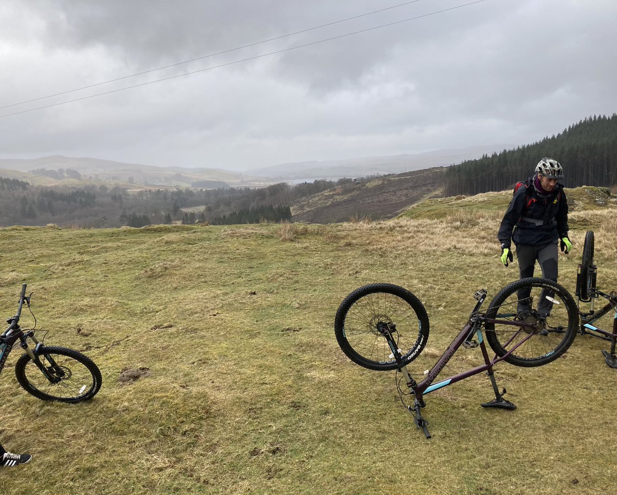 Brilliant day Mountain Biking with S2. So lucky to have this on our doorstep <a href="/DoonAcad/">Doon Academy</a>