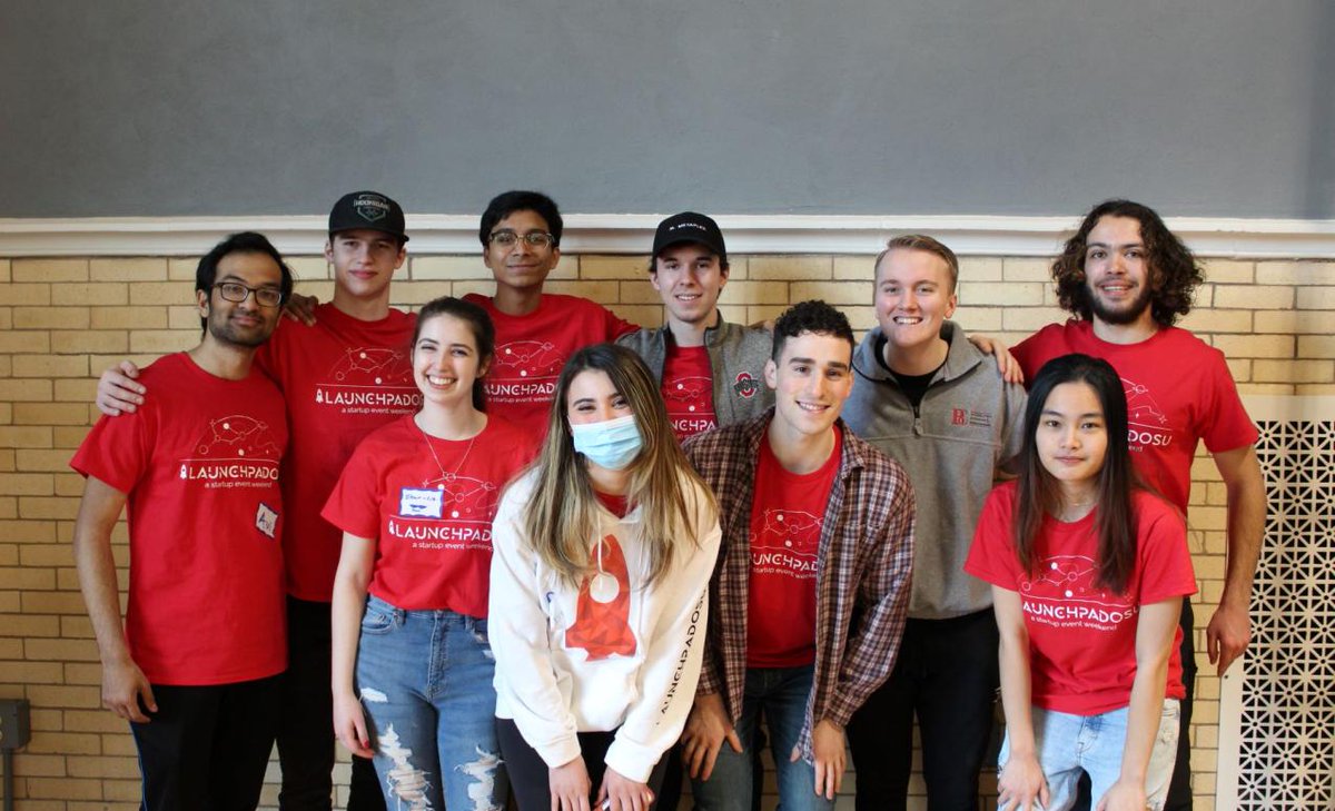 OhioStateERIK's tweet photo. Last weekend, more than 60 students brainstormed a new business idea, created teams, worked with experienced mentors, and pitched the ideas to judges for prizes through #LaunchpadOSU. Learn more about the budding Buckeye entrepreneurs: https://t.co/snOzXtc7gf https://t.co/pZ19Xmd3pn
