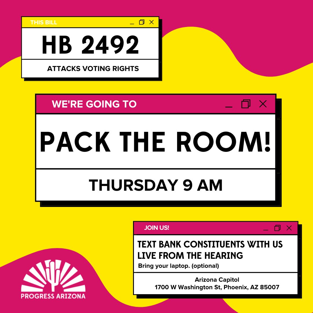 #AACCC is on the frontlines of the fight for equitable voting rights in AZ! JOIN US to text bank constituents LIVE from wherever you are! #LinkInBio
