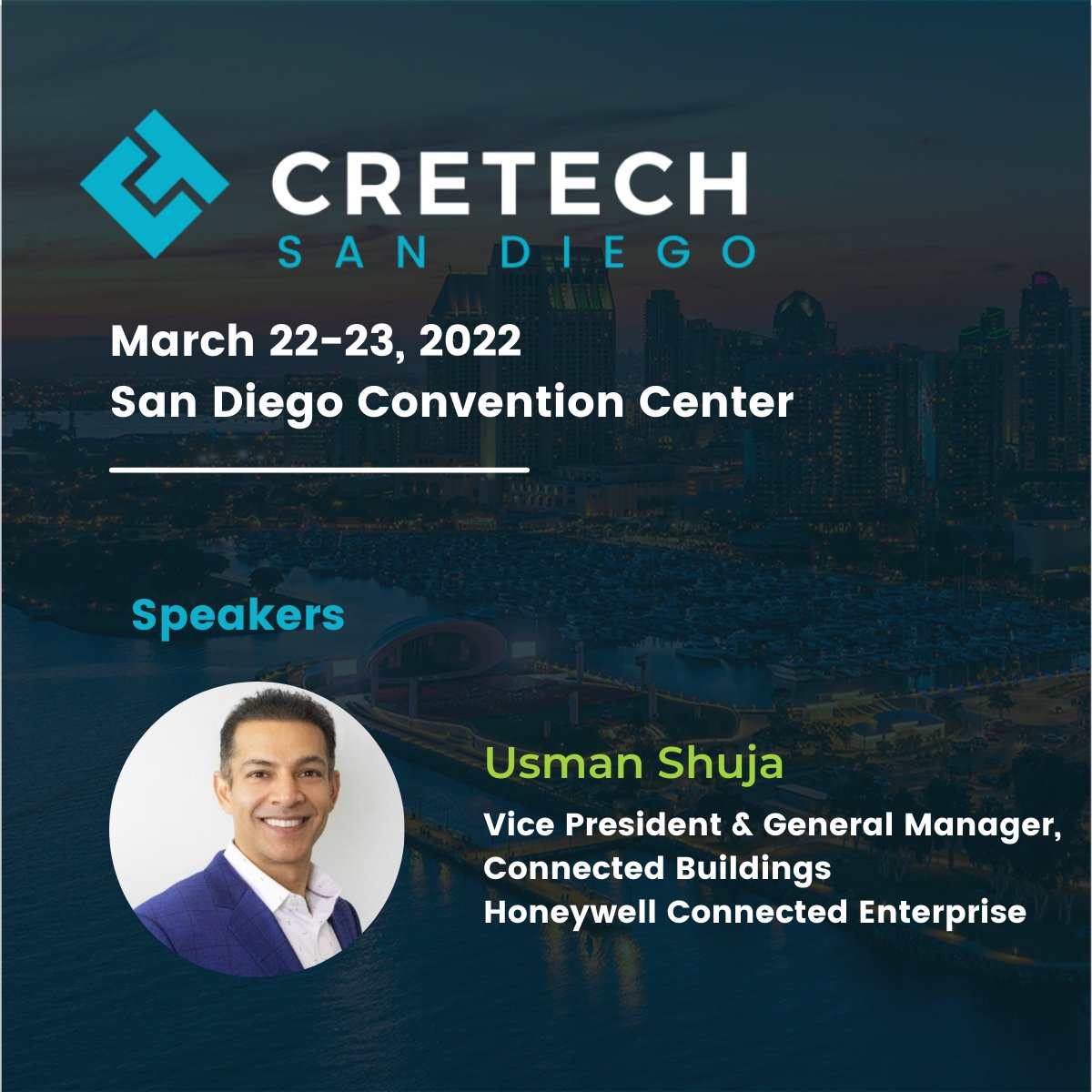 DiscoverCREtech's tweet photo. This session at #CREtechSanDiego2022 on day 2 is going to be very interesting. Creating the NextGen “Carfax” for Buildings, presented by Usman Shuja of @honeywell. - See full agenda and register - > https://t.co/7UgtpCwVdb
#cretech #proptech #sandiegocre #commercialrealestate https://t.co/HUVOMyNfto