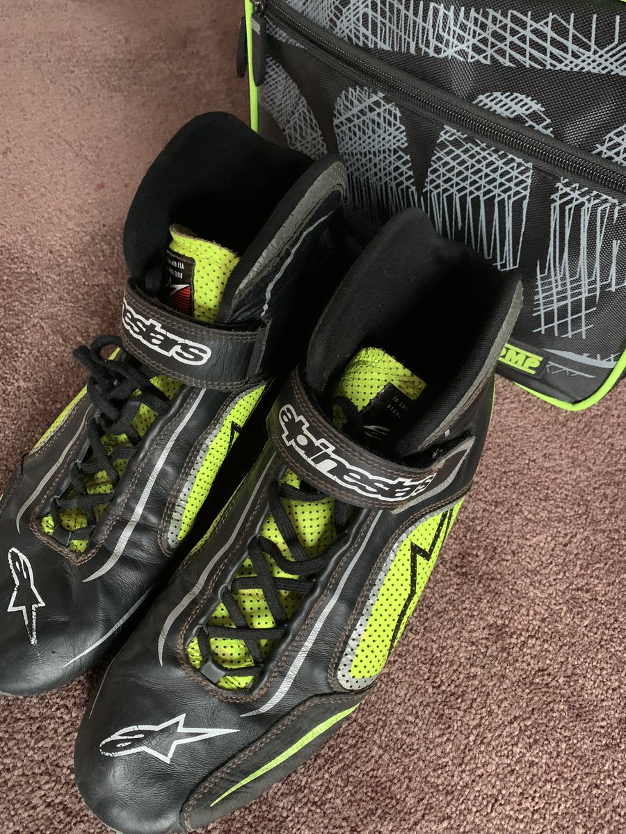 IWtheCoDriver's tweet photo. Two years since I last wore these! 1 x spider plus cobwebs removed so now ready for MWR22 with @sgpetch @sgpmotorsport https://t.co/ngaRTAJosM