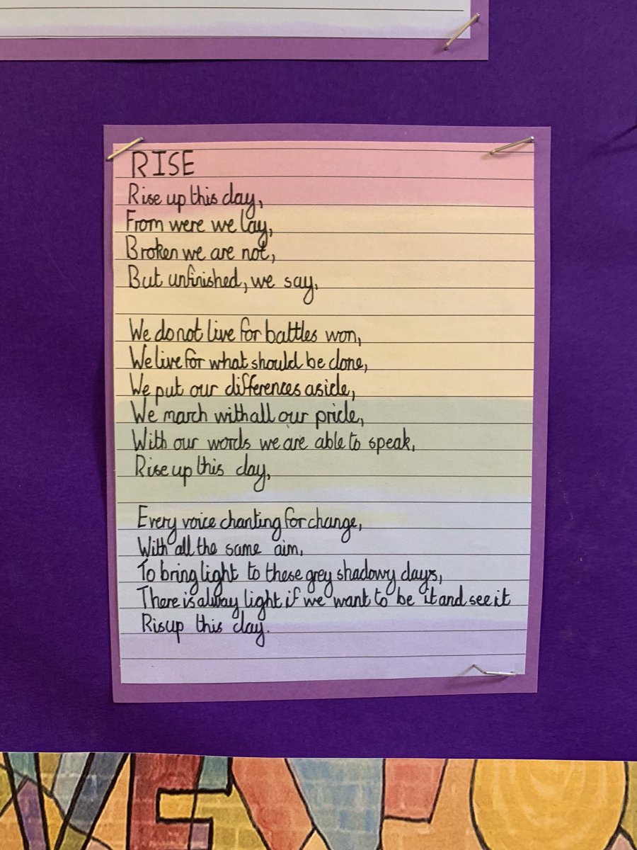 dalmainschool's tweet photo. Our corridor displays have been updated and we can’t wait to show you them all! Kicking off with Year 6’s amazing poetry inspired by #DalmainWritingWeek 😻 https://t.co/UxfHMRWsay