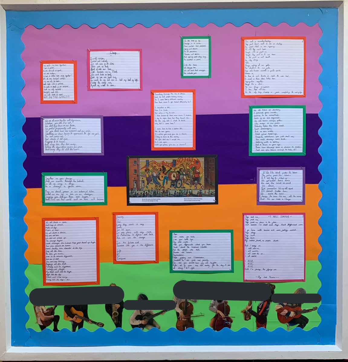 dalmainschool's tweet photo. Our corridor displays have been updated and we can’t wait to show you them all! Kicking off with Year 6’s amazing poetry inspired by #DalmainWritingWeek 😻 https://t.co/UxfHMRWsay