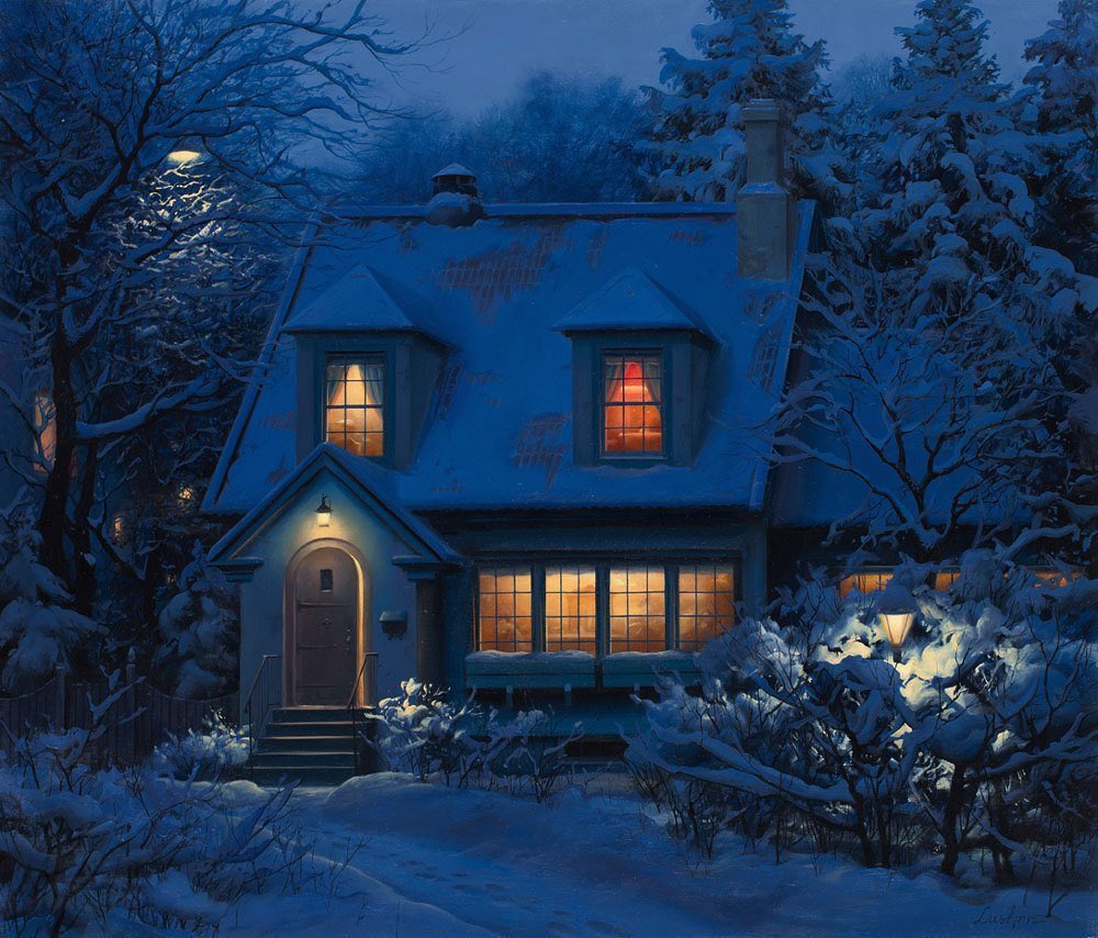 PlaceboArtt's tweet photo. Winter landscapes by Evgeny Lushpin https://t.co/6blUl7GmHJ