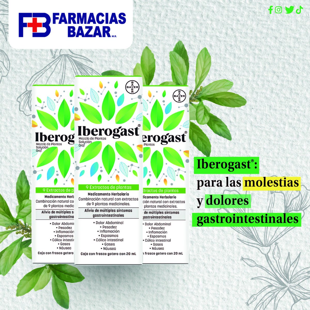 FarmaciasBazar's tweet image. Recupera tu normalidad digestiva y vuelve a sentirte como antes, ¡si aliviar tus malestares digestivos quieres, con #Iberogast tú puedes! De venta en #FarmaciasBazar .