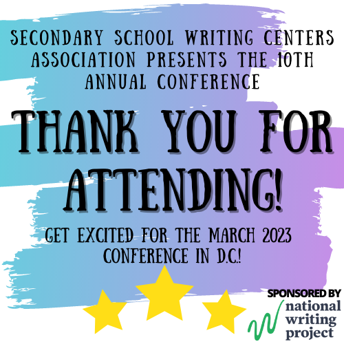 Secondary School Writing Centers Association (@sswca) on Twitter photo 