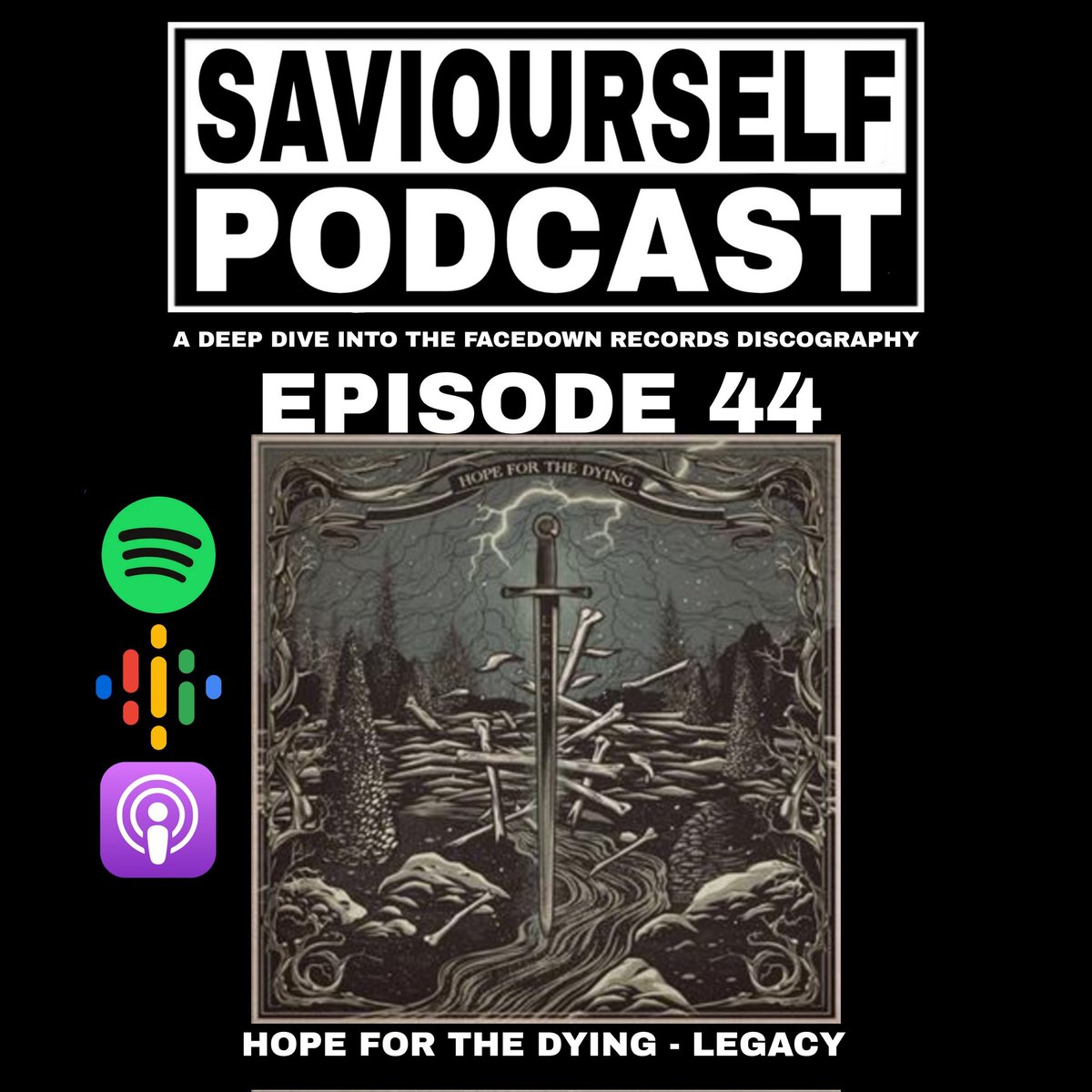 saviourselfpod's tweet photo. What's in store for episode 44? This. Join us as we talk about the album 'Legacy' by @hopeforthedying released via @facedownrecords . link in bio

#HopeForTheDying #Legacy #Metal #SymphonicMetal #Metalcore #MelodicDeathMetal #FacedownRecords #Saviourselfpod #ExplicitContent https://t.co/qGHjOTKZmR
