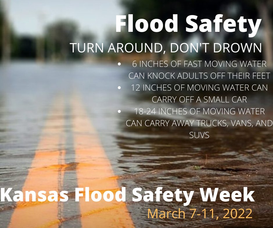 During Flood Safety Awareness Week (March 7-11), we want to emphasize the importance of understanding how dangerous flooding can be. We encourage you to prepare your homes and businesses for the upcoming flood season!