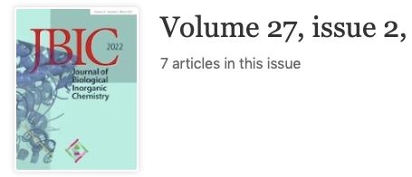Journal of Biological Inorganic Chemistry tweet media