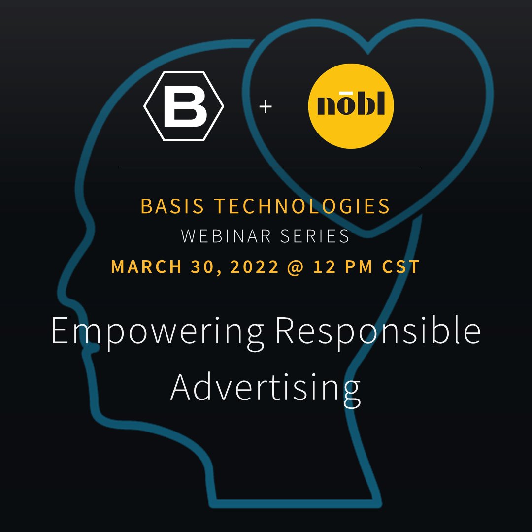 basisglobaltech's tweet photo. Join us for our webinar on March 30 as Cedar Milazzo @cedarmil, CEO &amp; Founder of @WeAreNoblMedia, details how marketers can avoid misinformation and propaganda while positioning their brands responsibly. Register today: https://t.co/O6ouWzKEeZ https://t.co/IbpKHUQH3r