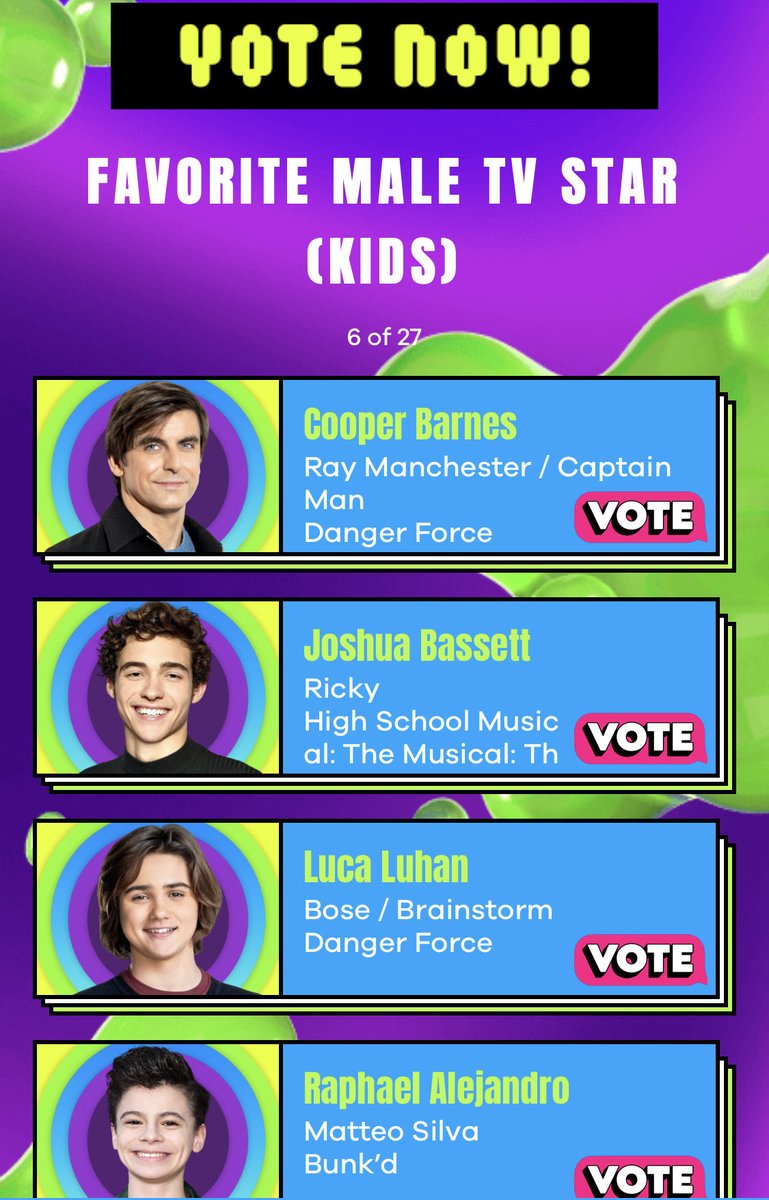 A true honor. Thank you. #kidschoiceawards 
nick.com/kids-choice-aw…