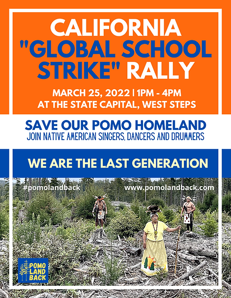 SURJSacramento's tweet photo. Rally to support the Coyote Valley Band of Pomo Indians in their defense of Jackson State Forest, their sacred homelands! Friday, March 25 from 1-4pm. More info: https://t.co/CmnPHIkZ7C
#PomoLandBack https://t.co/O7VwbzhRUT