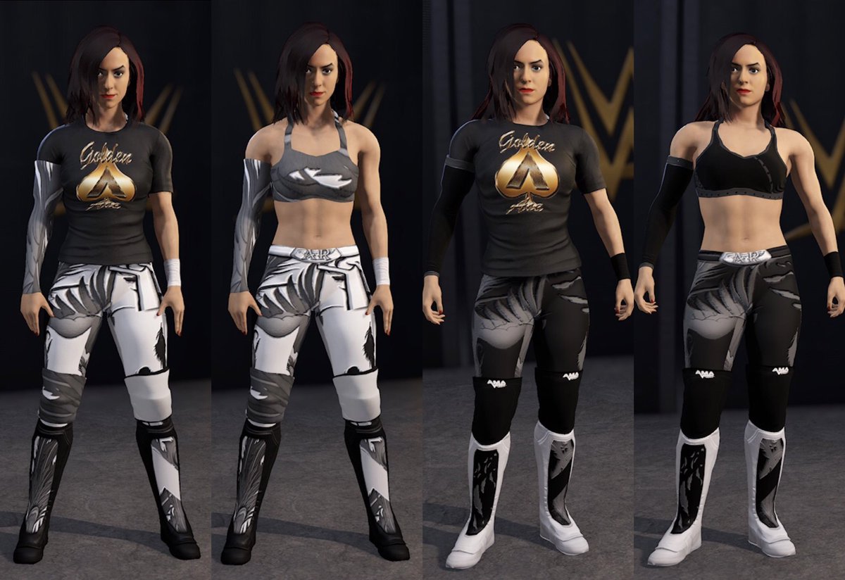 TheRealAce77's tweet photo. I like how she looks! I absolutely love this game!! #WWE2K22 ♠️✨ https://t.co/HS0CgadYC6