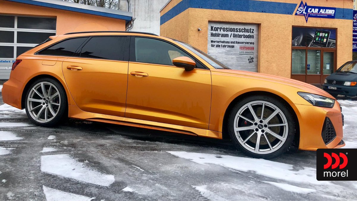MorelHiFi's tweet photo. #Audi RS 6 got a super high-end audio upgrade by @sl_caraudio with Morel's flagship #Suprmeo 2-way component system and a 10" Ultimo Titanium #subwoofer.
Explore Suprmeo > https://t.co/tHbNR5PtUu
Ultimo Titainum sub> https://t.co/m6J3RbgnJc
#morelhifi #morelcaraudio #teammorel https://t.co/fJoEjQRkcC
