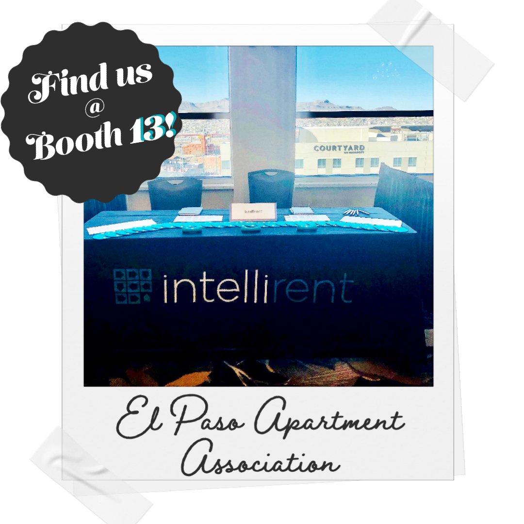 intellirent's tweet photo. El Paso Apartment Association, we're here and ready for a great day! Come see us at Booth 13, you may even walk away with a gift 🤗 https://t.co/s0npMVA9h7