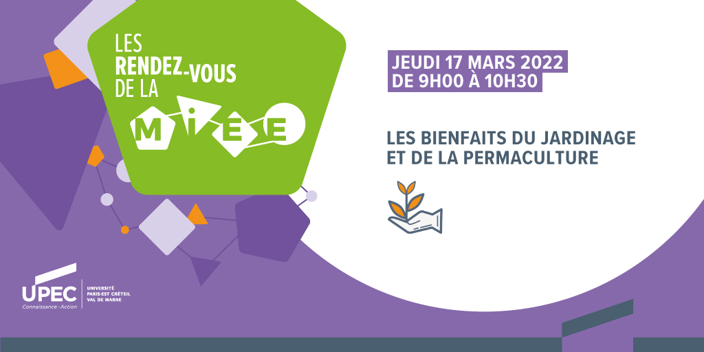 UPECactus's tweet photo. #RdvMiee Comment les crises climatiques et sanitaires remettent-elles en avant le #jardinage &amp; la #permaculture ? 👨‍🌾✂️🌳
Rdv le 17/03 pour participer à notre prochaine table ronde 📆
👉 https://t.co/MZgzBpbyyK

#UPEC #UniversitéEngagée #ExpertsUPEC #TransitionEcologique #MieeUPEC https://t.co/wiN1gQ9xCT